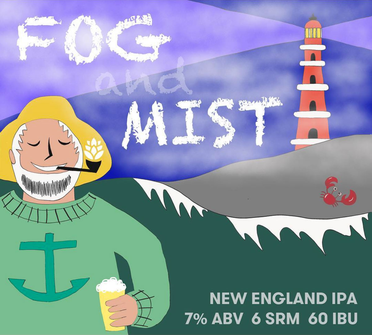 Fog and Mist NE IPA Sign